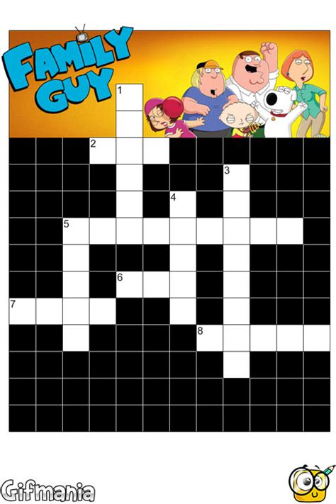 Family guys Crossword Clue: 5 Answers with 3